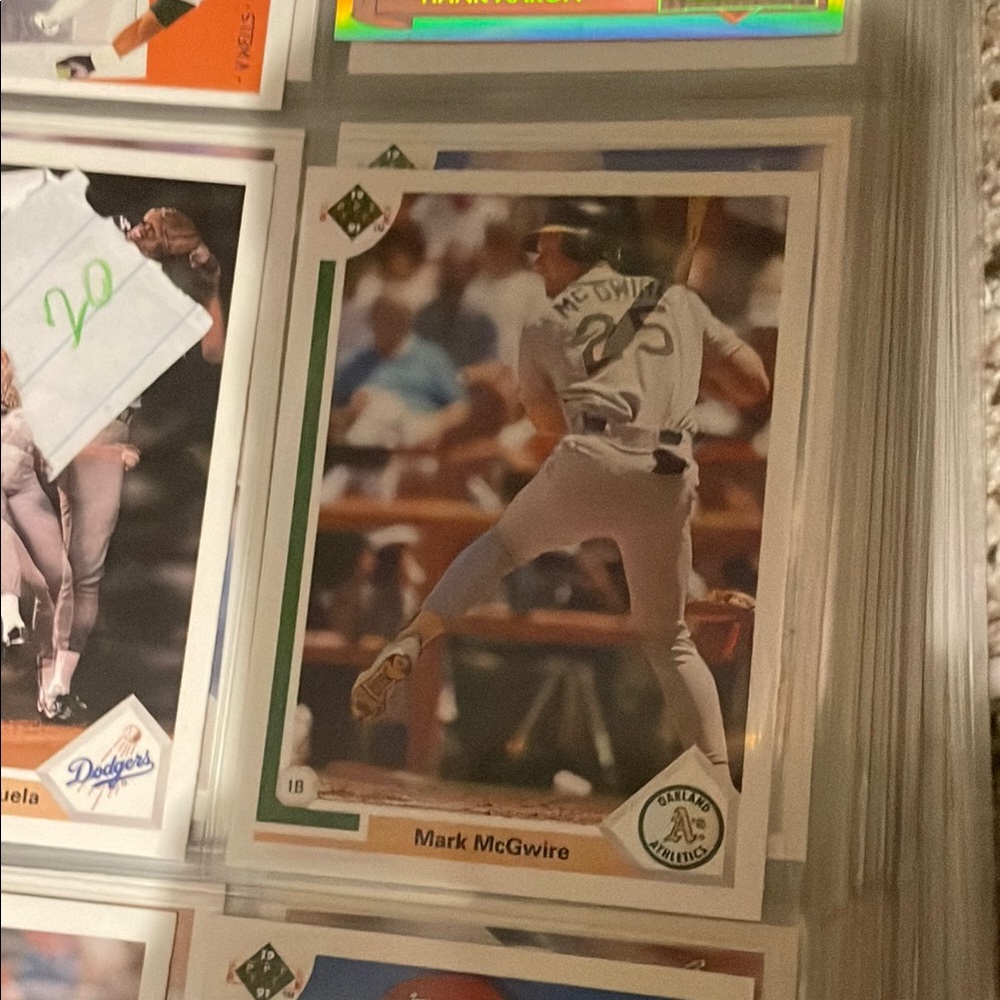 Mark McGwire Baseball Card